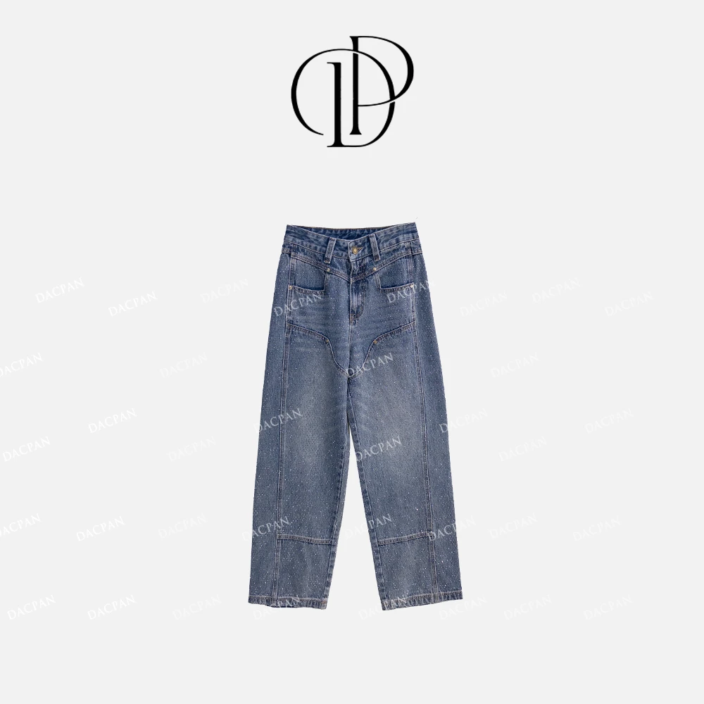 DACPAN-“一条爆闪裤”满天星直筒牛仔裤2025/盼· YP38