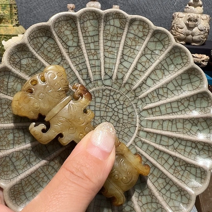 小***星瓷片瓷器制作工艺品