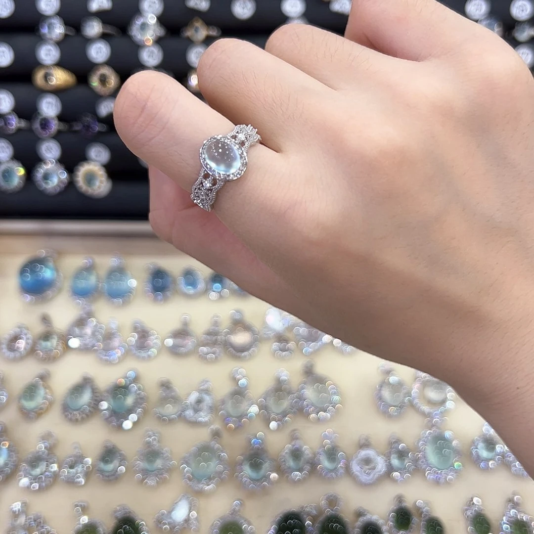 蛇纹石玉银S925镶嵌饰品温*_