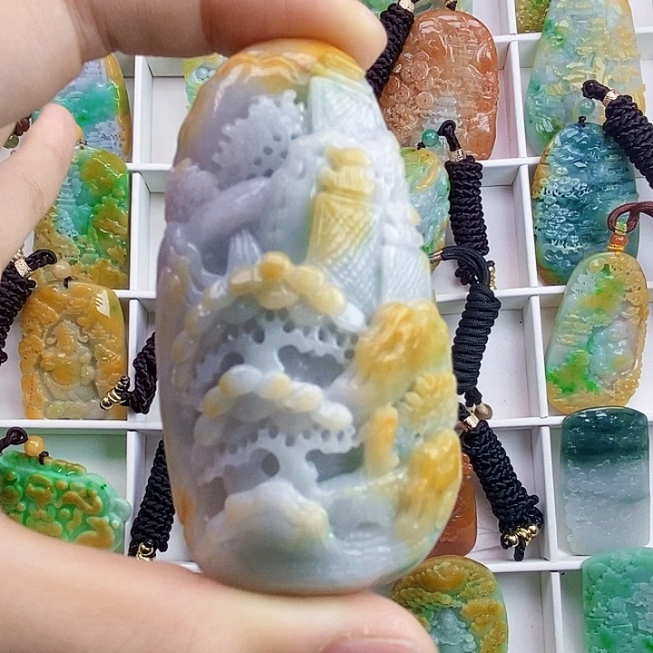 颈饰未镶嵌翡翠翡翠