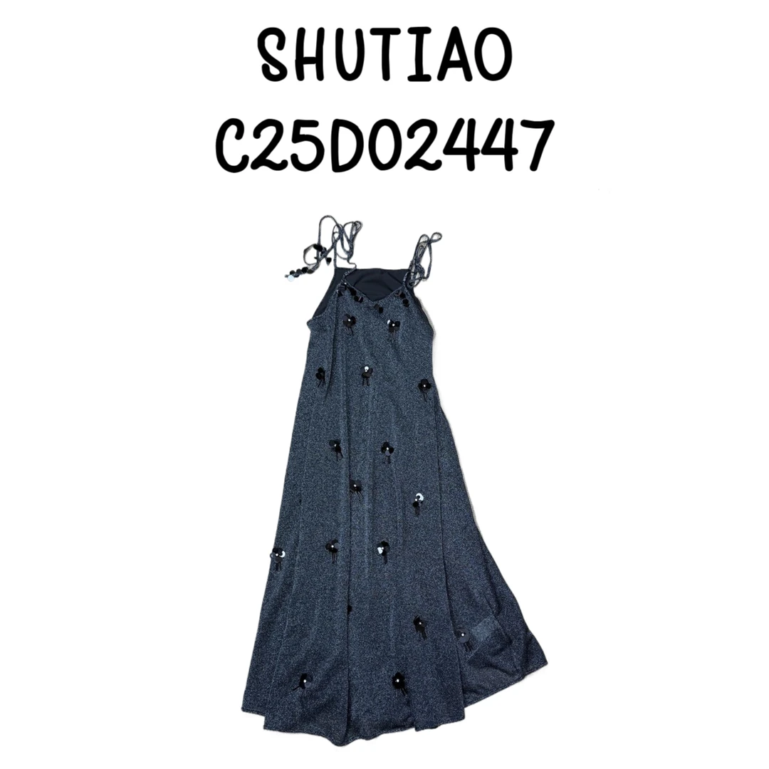 【SHUTIAO】2025夏季：新款小众设计款连衣裙C25D02447
