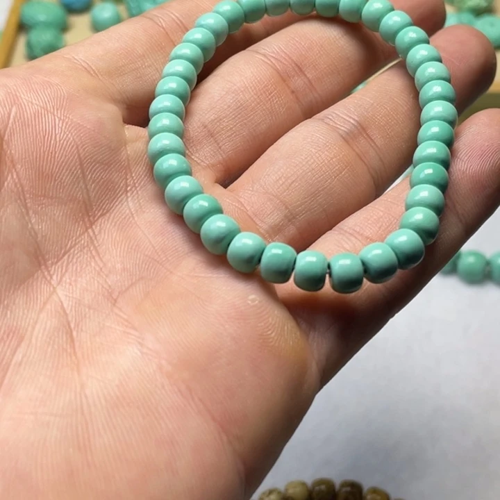 非金属卡6绿色老型手串