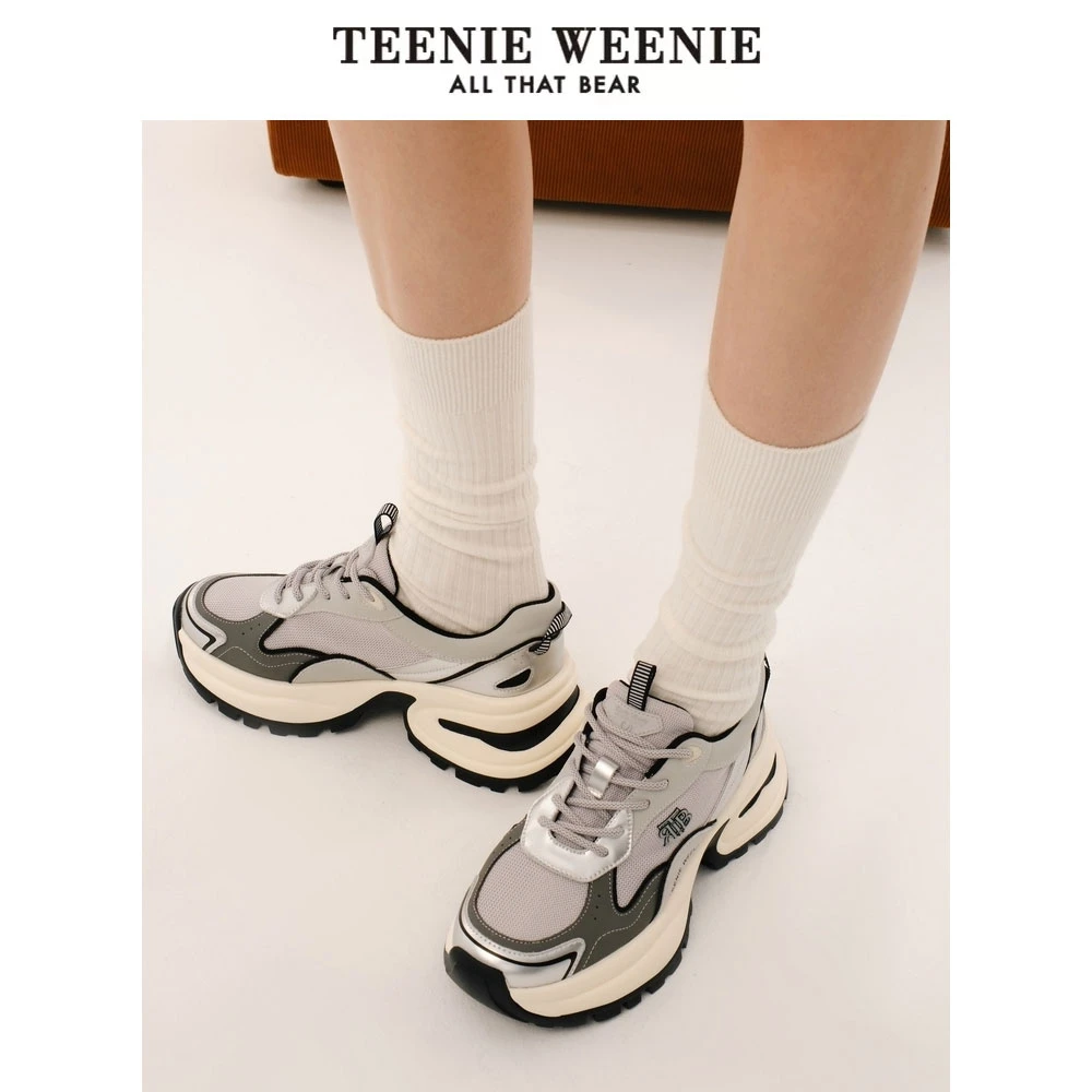 *TeenieWeenie小熊老爹鞋时尚风厚底增高女鞋运动鞋TTAP24F804H