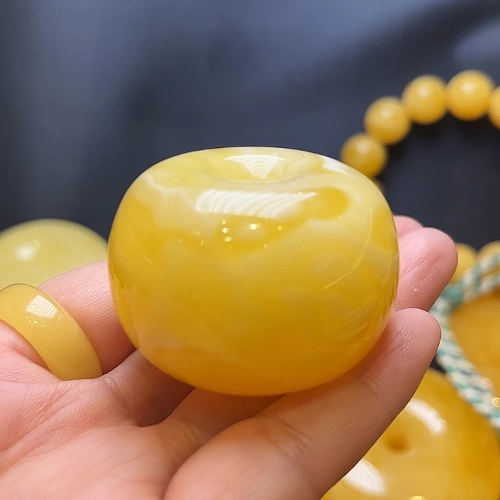 琥珀裸石未镶嵌琥珀蜜蜡