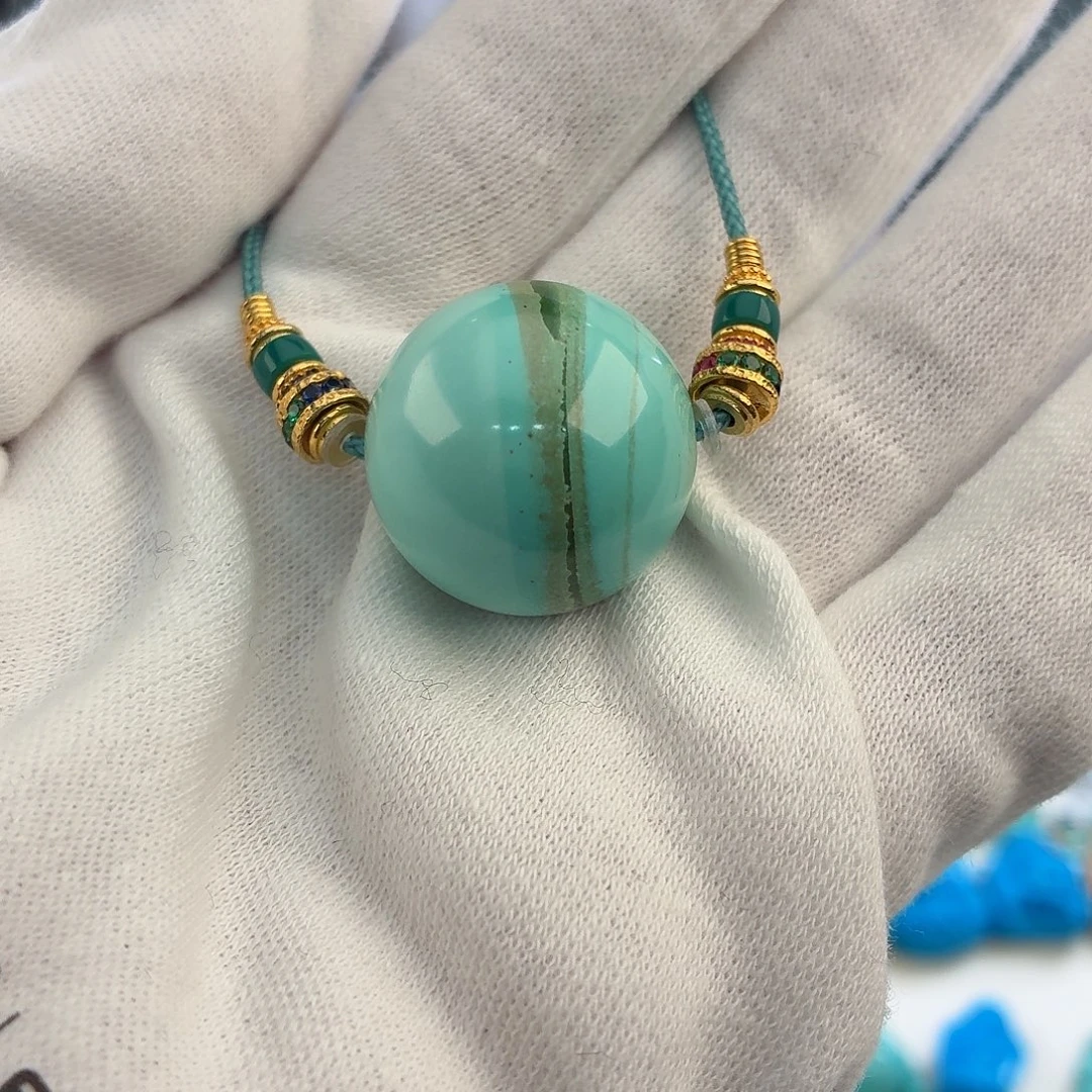 绿松石未镶嵌松石22.5mm