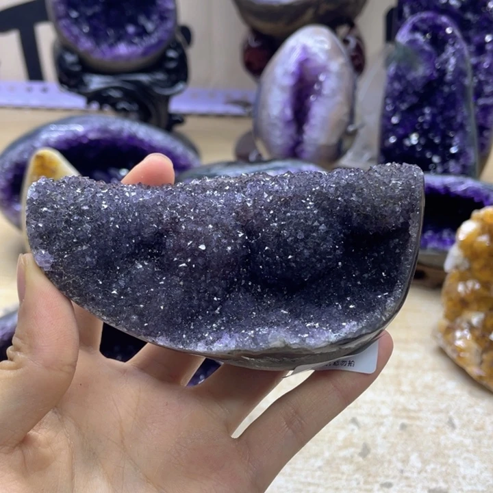 未镶嵌珠宝半成品紫晶