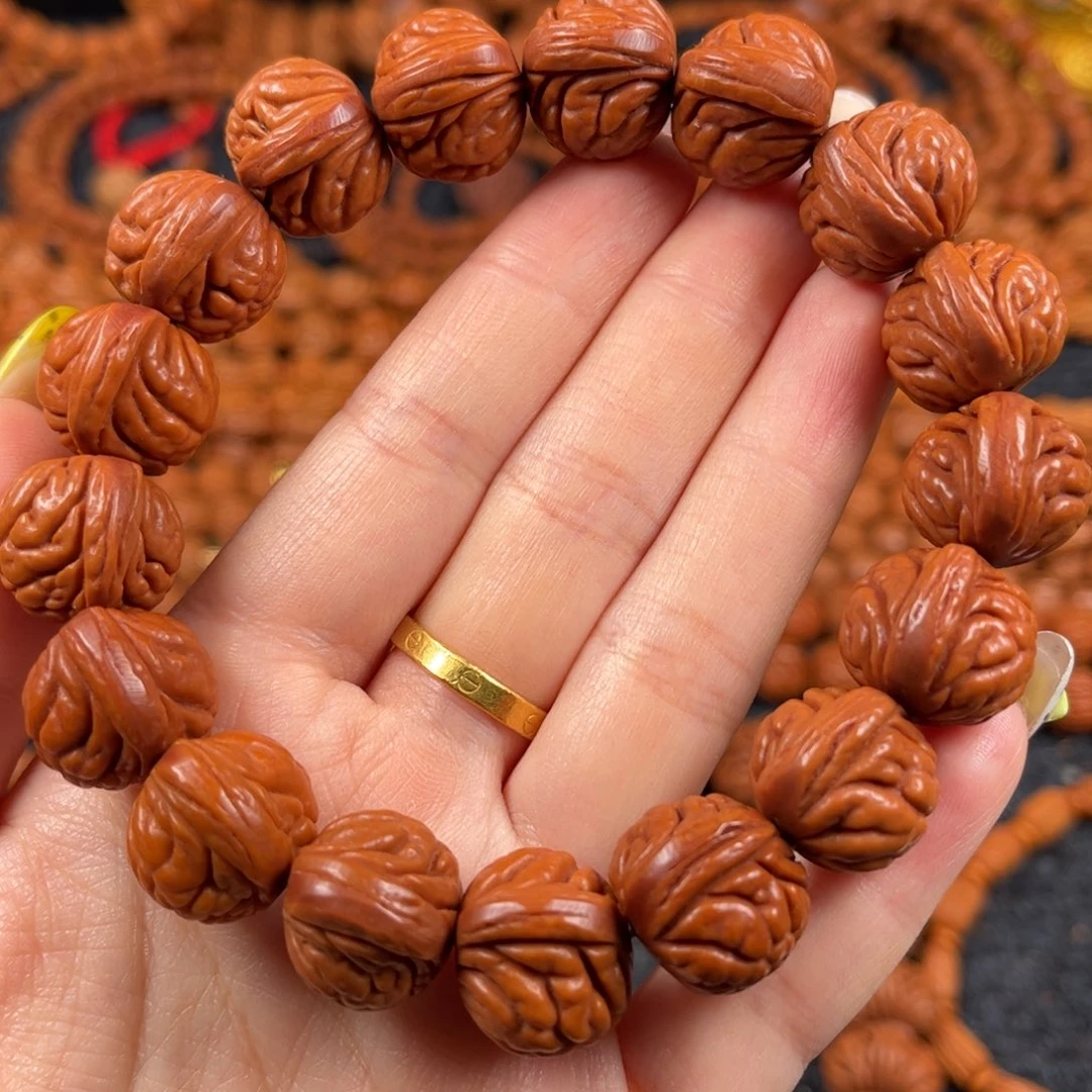 吊坠桃核A5链接手串