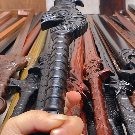 紫光檀木一米大明朱雀微瑕