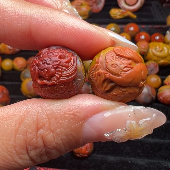 随***8玛瑙/玉髓未镶嵌战国红玛瑙