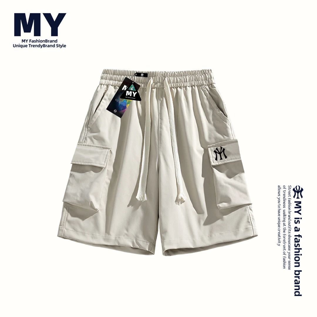 MY/一夏季户外运动休闲裤潮流时尚中裤男士五分裤宽松休闲工装裤