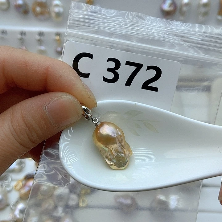 淡水珍珠颈饰银S925镶嵌