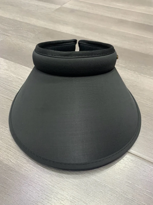 防晒冰丝空顶不勒头黑色