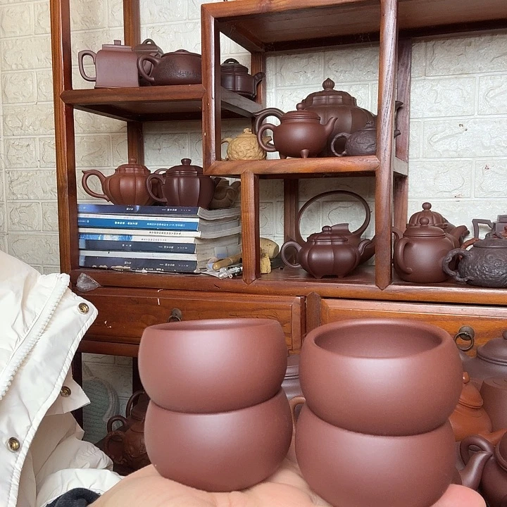 茶壶紫砂杯子80cc杯子