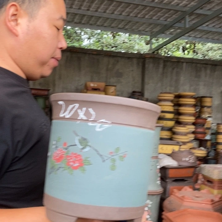 紫砂花盆紫砂花盆盆栽花卉种植