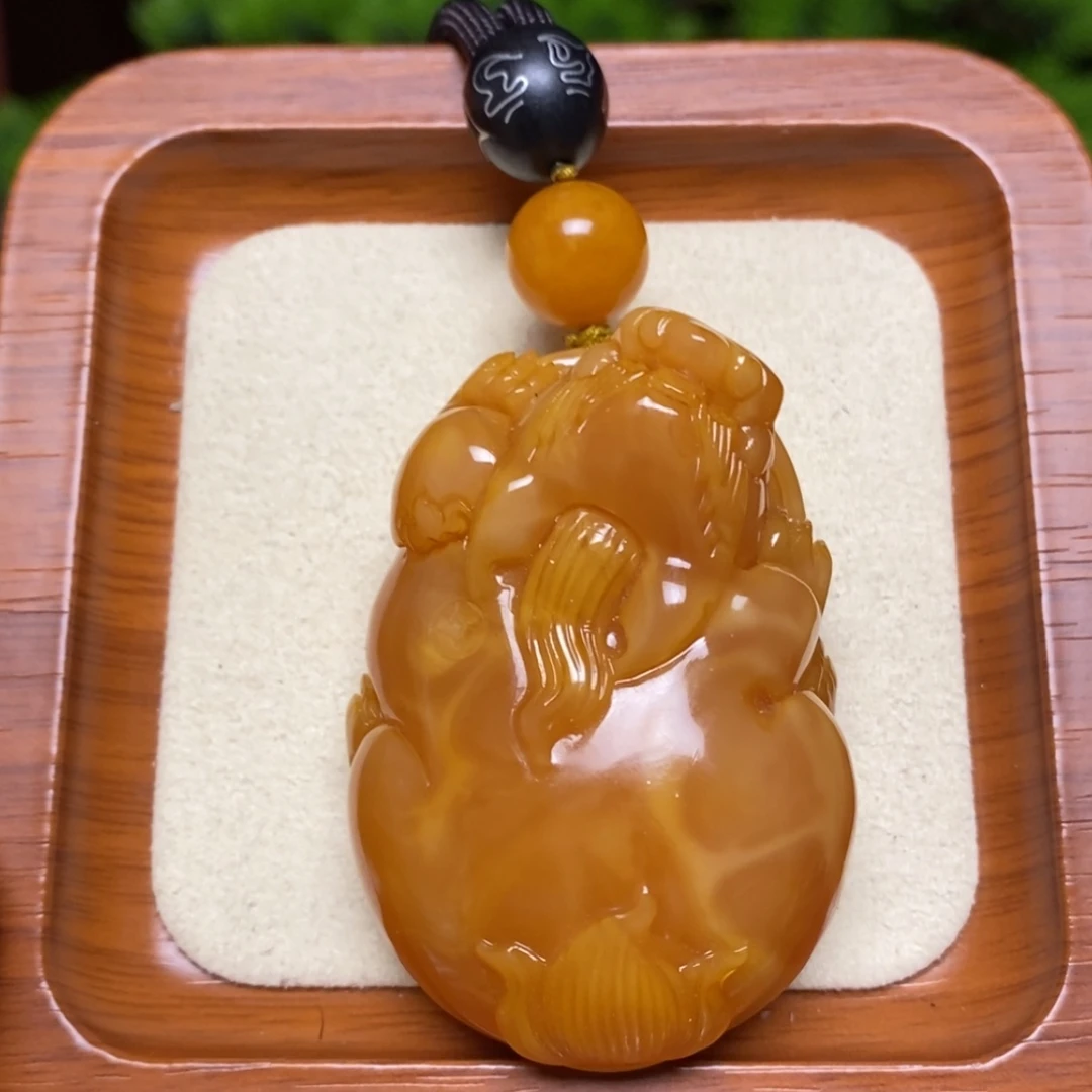【闪购商品】蜜蜡颈饰未镶嵌吊坠