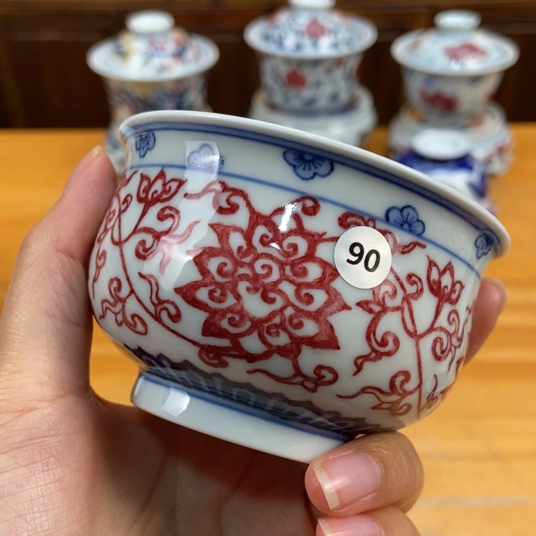 手绘现代茶具非古董