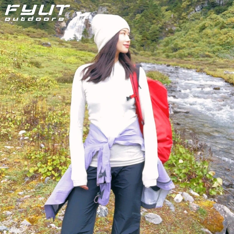 FYUT户外速干衣吸汗透气修身登山长袖2025新款男女骑行徒步运动服