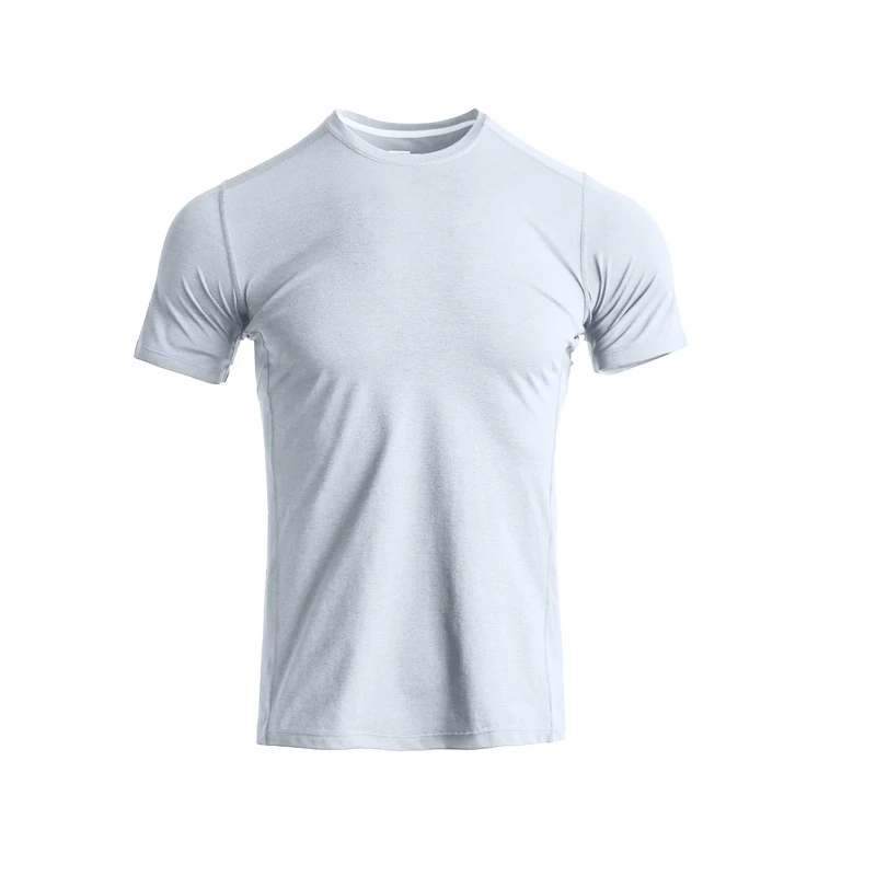 索罗娜科技面料！冷感速干透气夏季新款男士短袖半袖T恤-8136