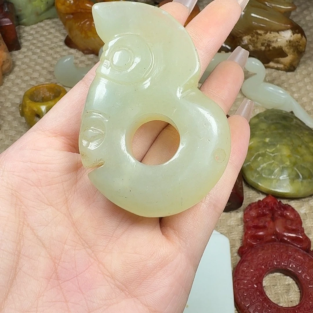 白玉菩提吊坠挂件