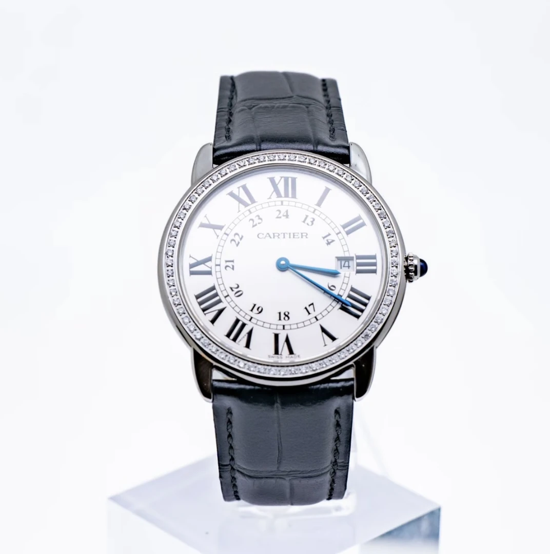 99新 Cartier/卡地亚 伦敦系列 W6700255 36后钻石英 中性款 单表