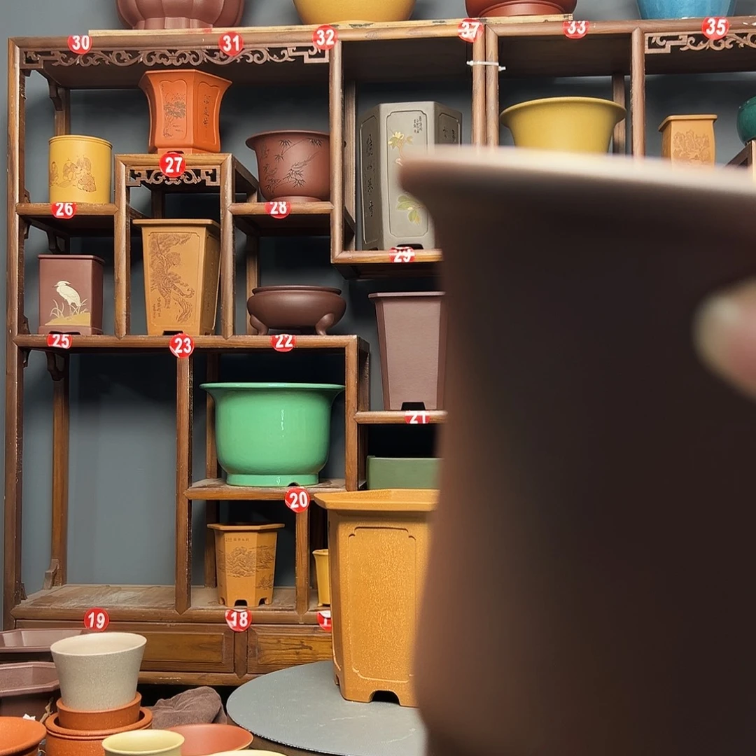 f***杨紫砂花盆紫砂花盆