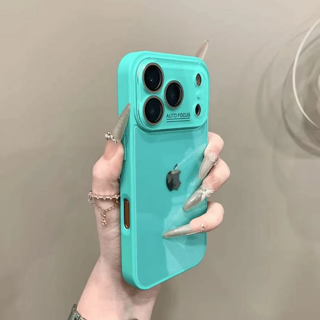 大视窗秒变17蒂芙尼蓝适用苹果17pro手机壳iPhone16全包15promax