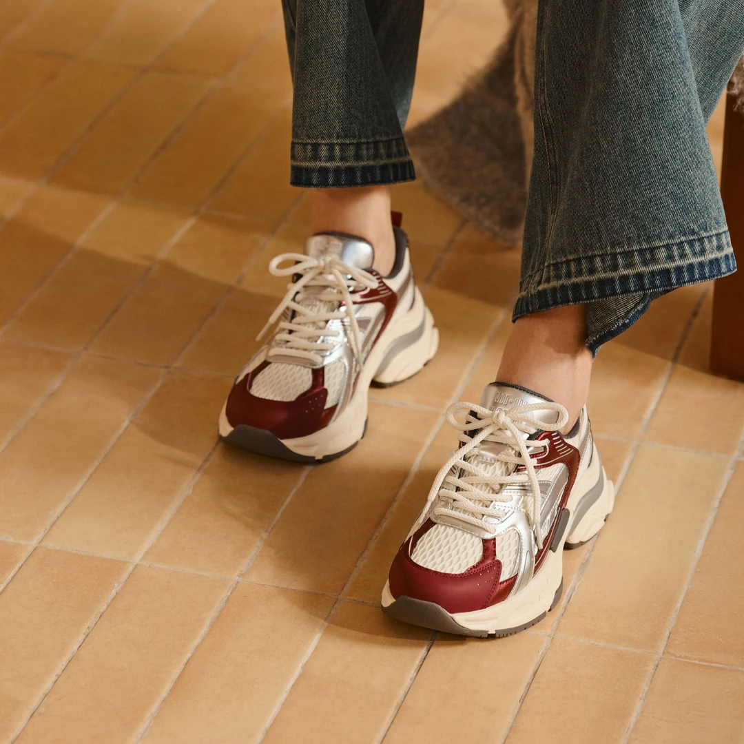 73hours女鞋银色星河新款复古老爹鞋子女ins潮牌百搭