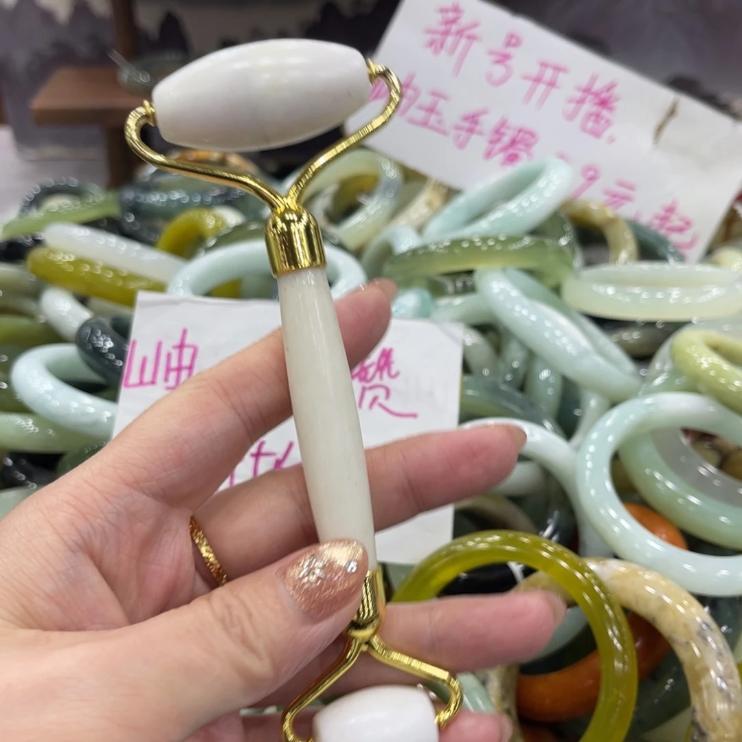 岫玉未镶嵌手镯手镯