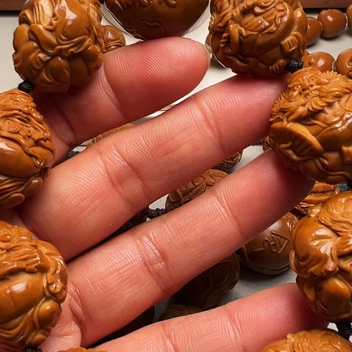 没***转橄榄核手串/手链钟馗串