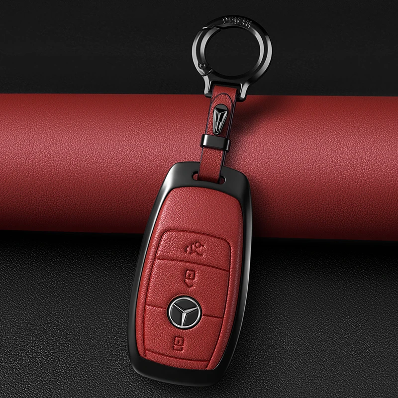 金刚适用于奔驰glc260 gle300 gla200 s级专用钥匙套真皮钥匙包