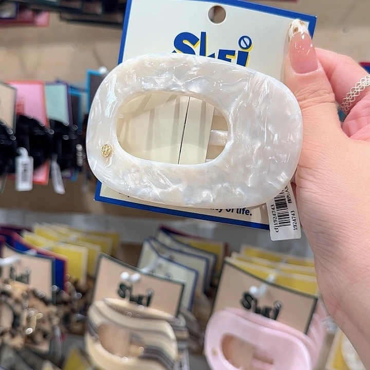 白色人鱼姬贝壳夹款式