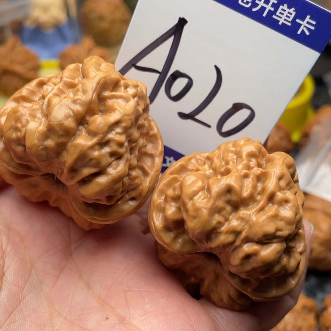 桃核把件蛤蟆头41