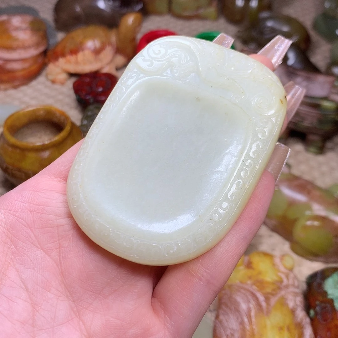 白玉菩提吊坠挂件