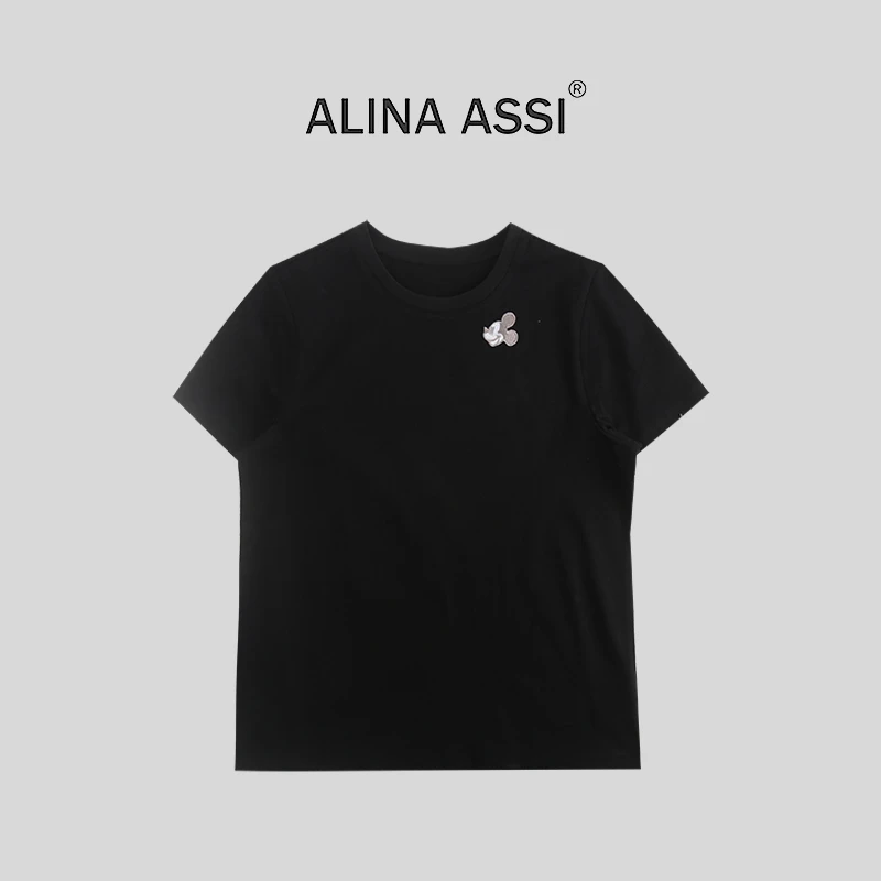 【糯米姐】2025春夏新款百搭T恤短袖上衣K0742