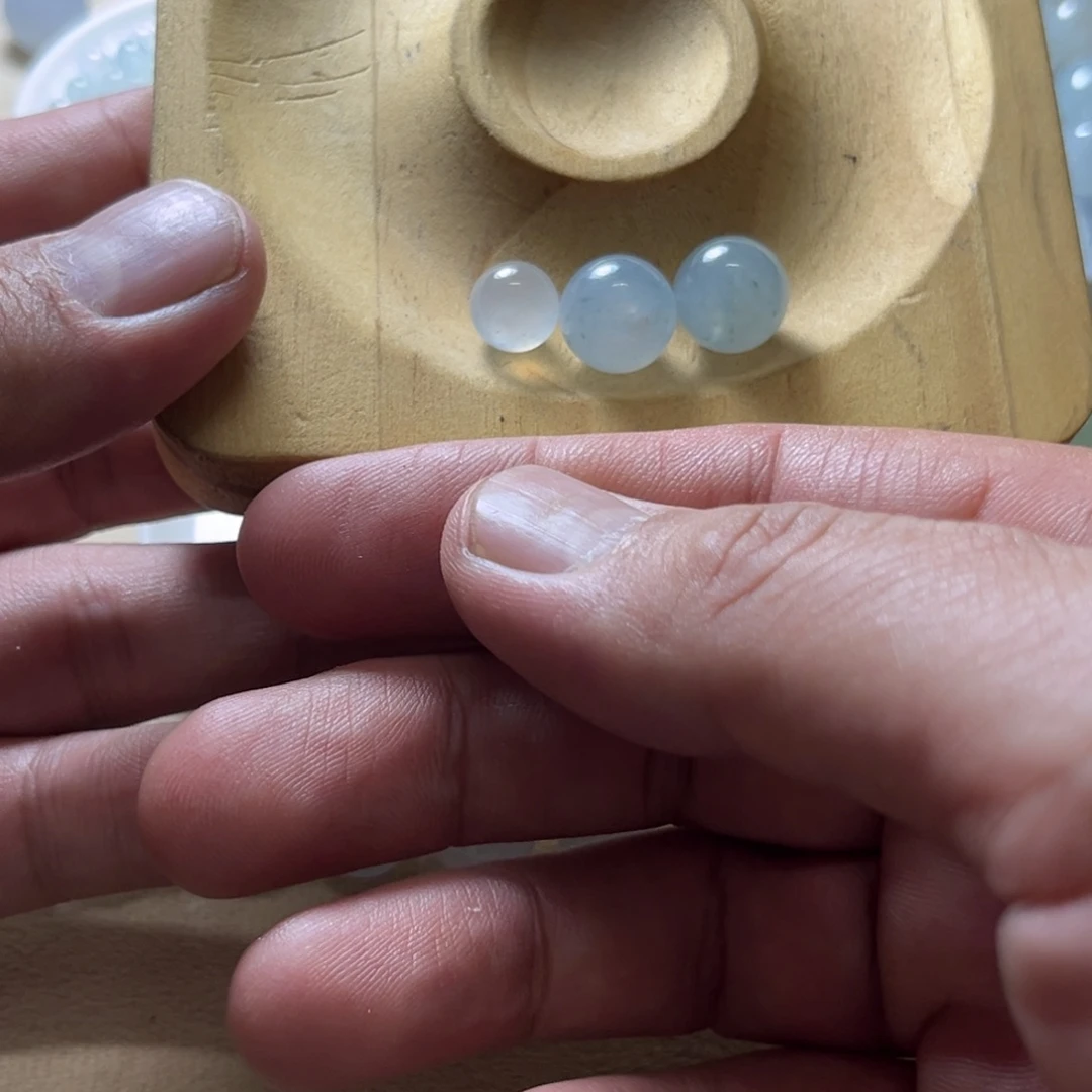 七***七定制翡翠未镶嵌翡翠散珠