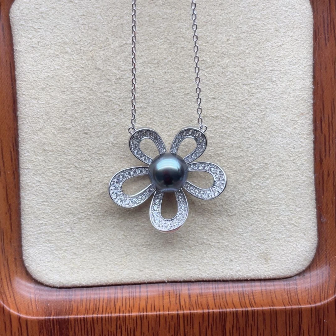 颈饰海水珍珠银S925镶嵌I83