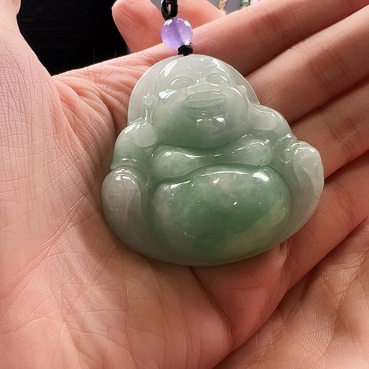 颈饰未镶嵌翡翠佛公