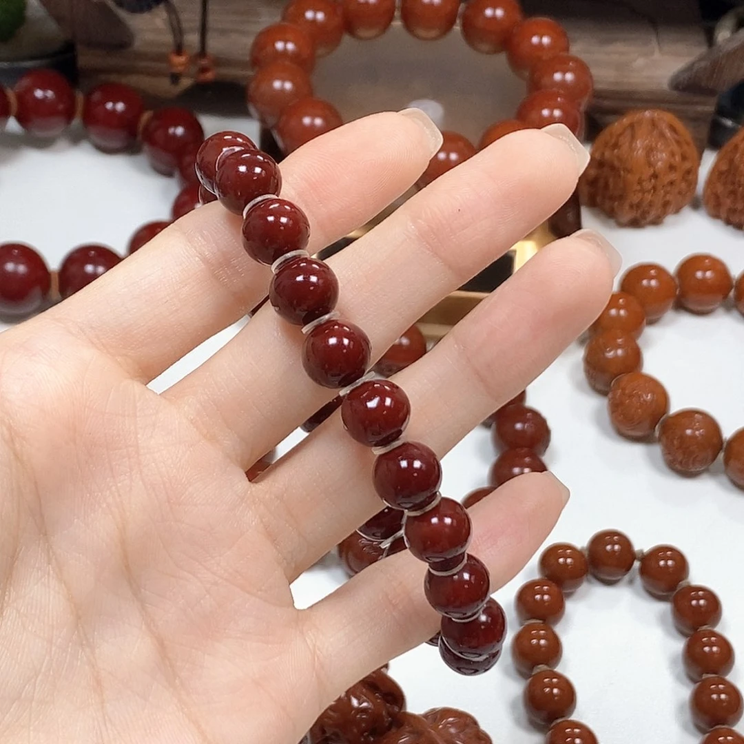 ༺***༻橄榄核手串光珠手串