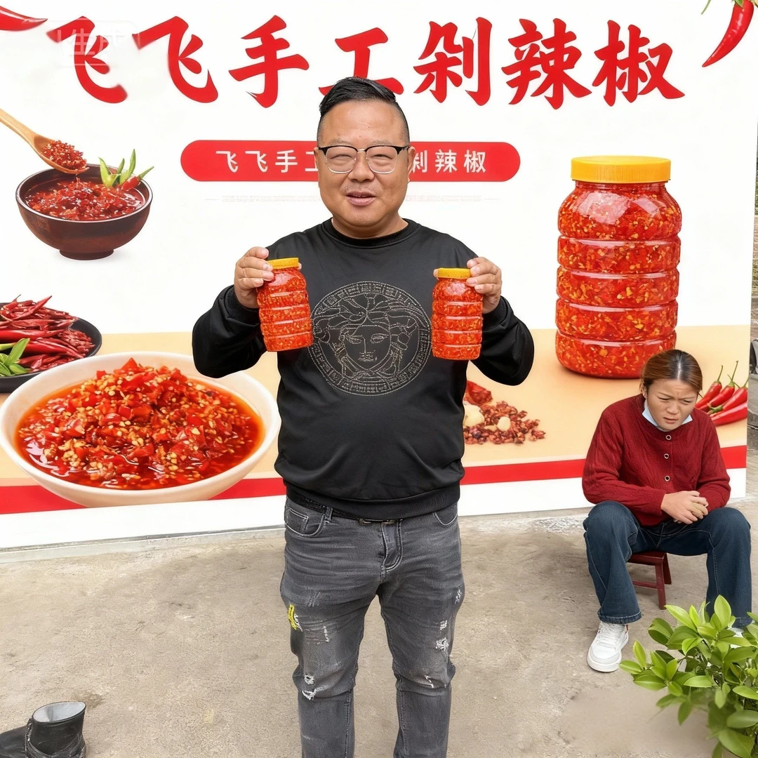 纯椒剁椒纯香辣下饭调味佳品