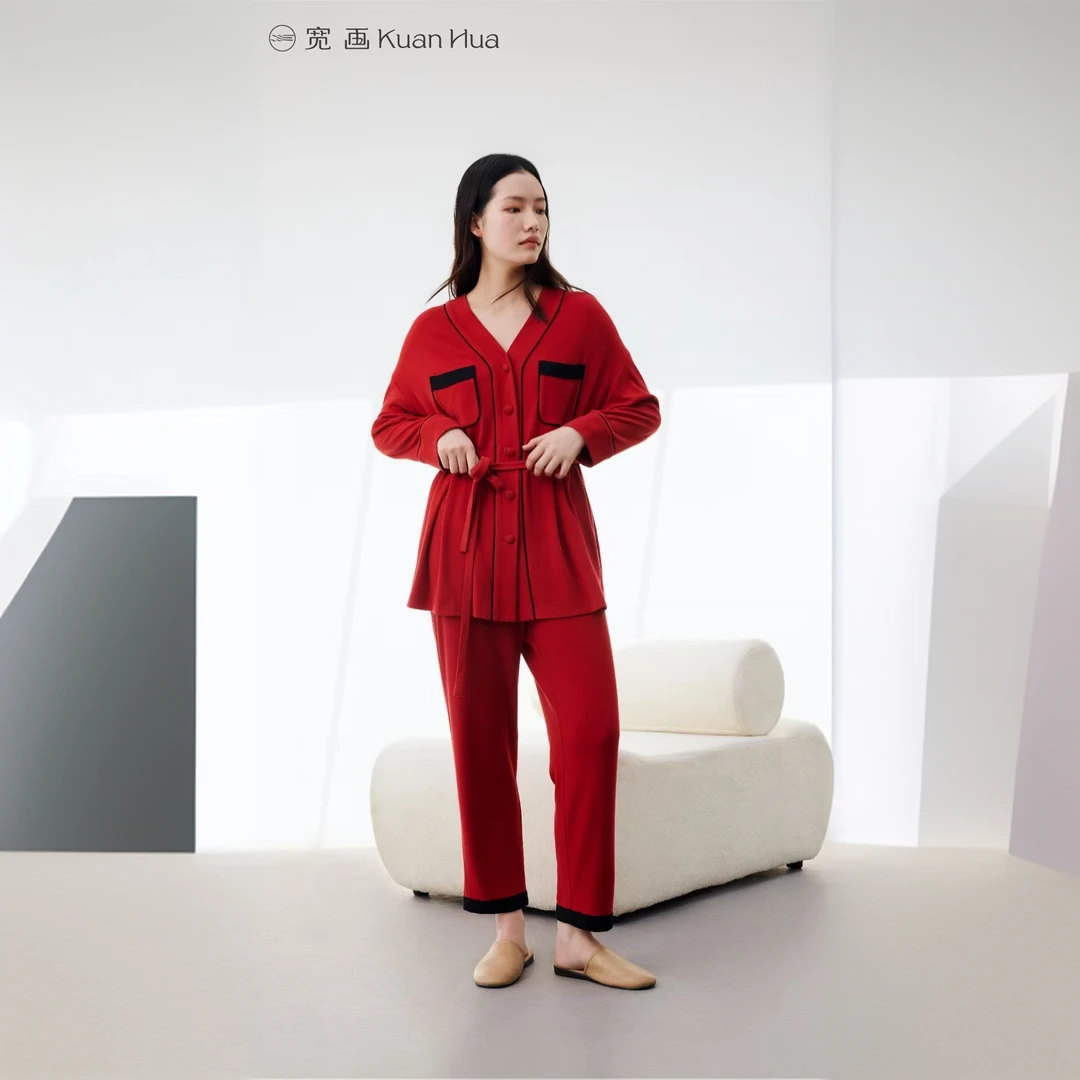 福利款宽画小香风系列女士家居服96600