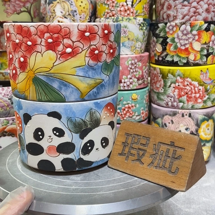 景德镇艺术手绘作品