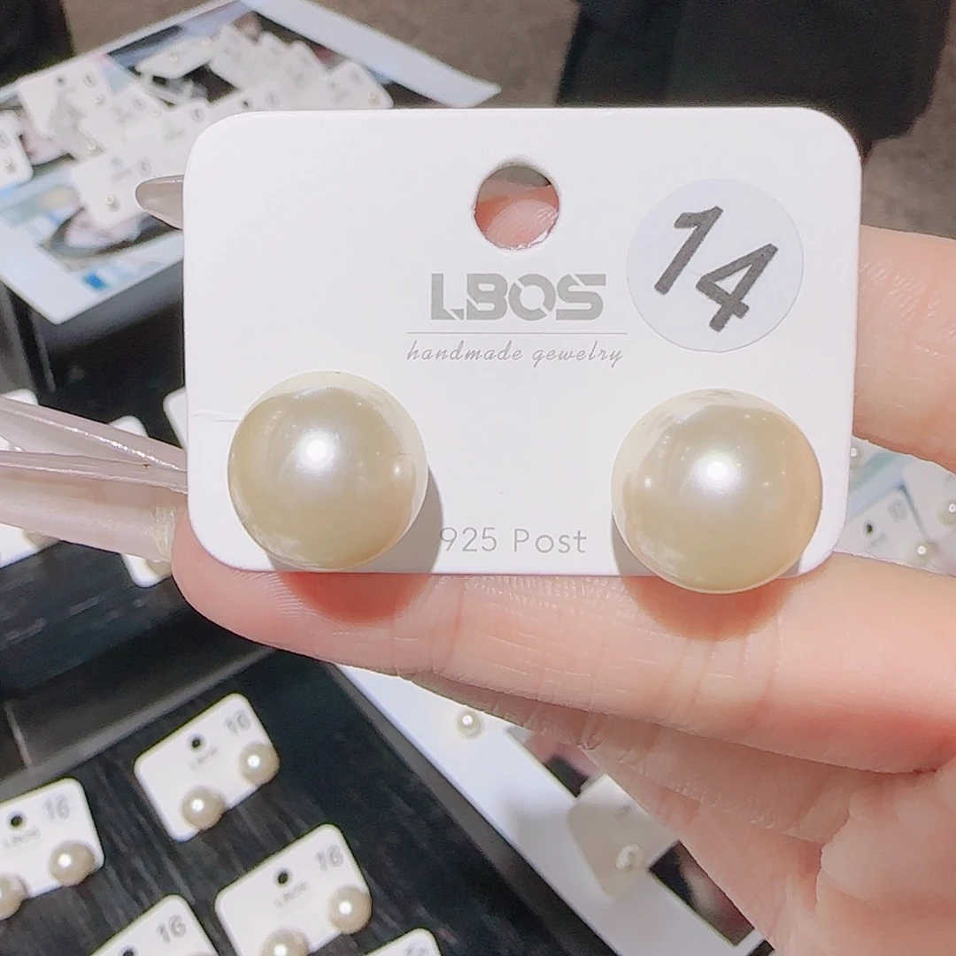 锆石铜合金925银耳环