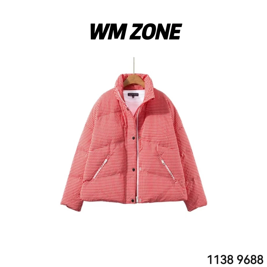 虎儿 3-2710 9688 阳离子格子鹅绒服