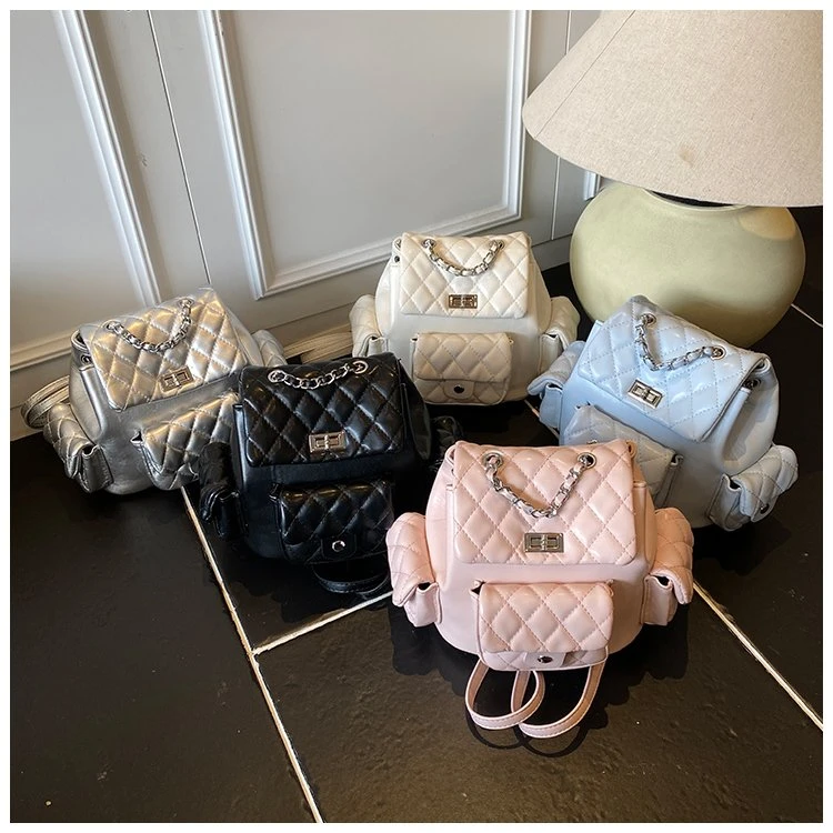 小香菱格网红ins重工双肩包小众包