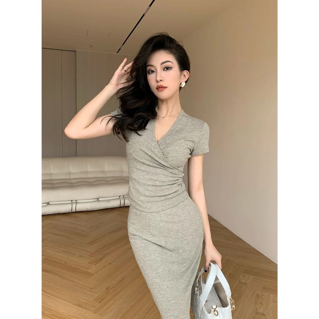 JIJINQI时尚气质显瘦修身2025春季新款上衣收腰裙套装JD02TZXL551