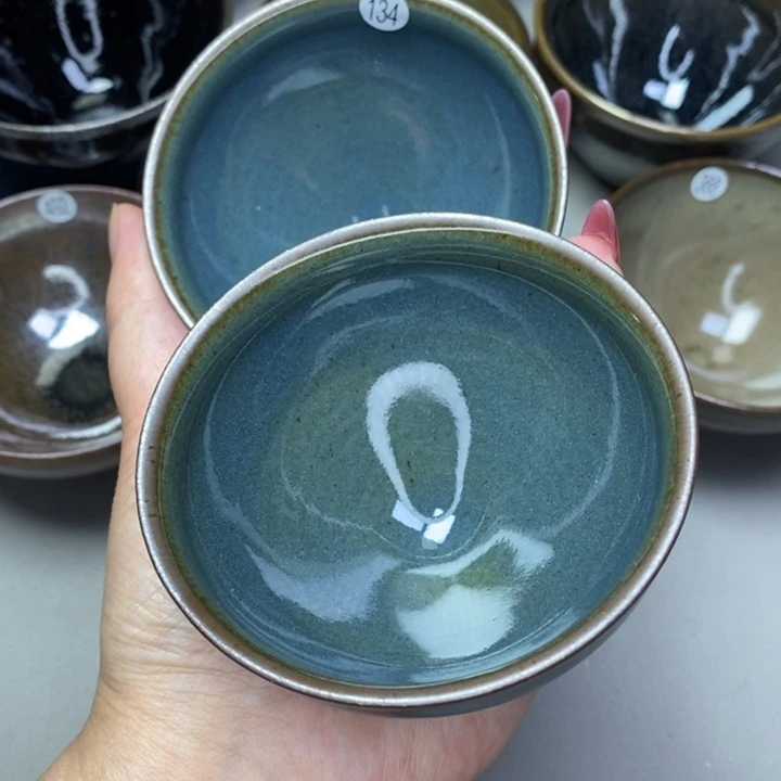 茶盏春**庄建窑建盏柴烧主人杯