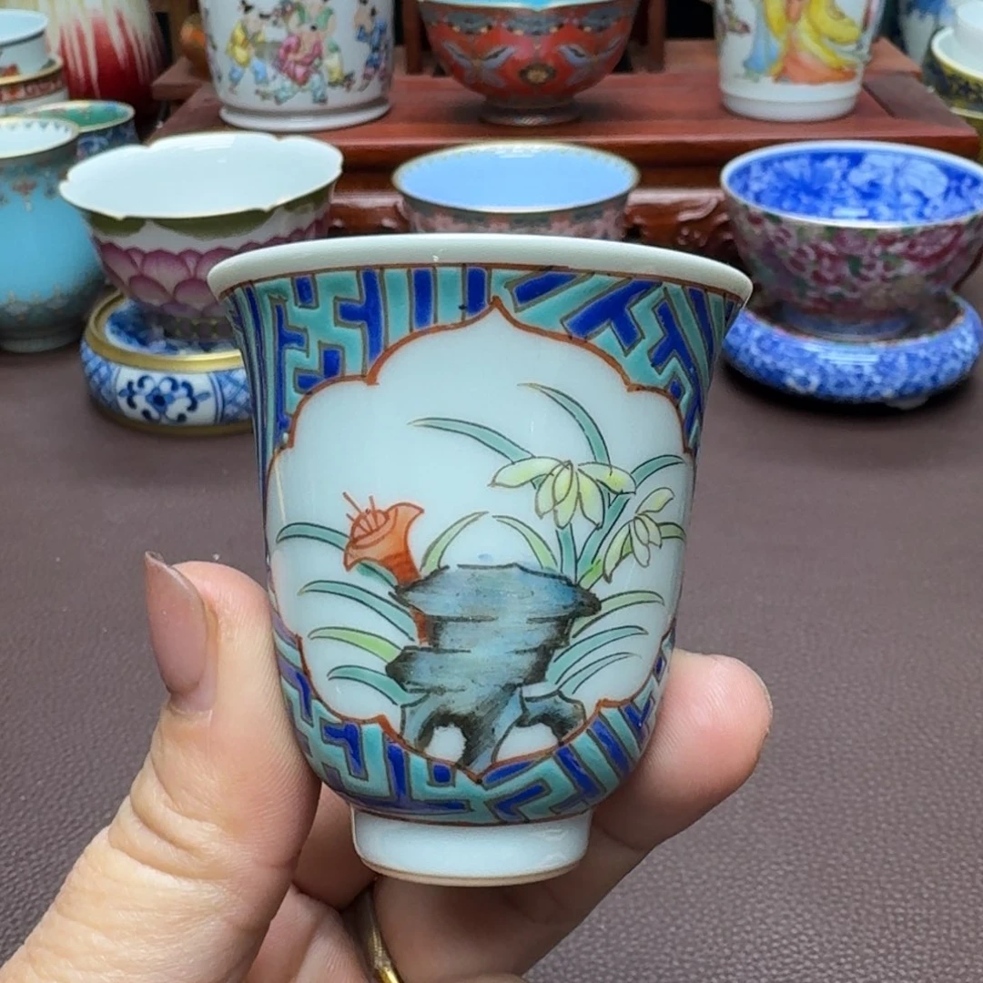 瓷片景德镇仿古手工制作精品展示