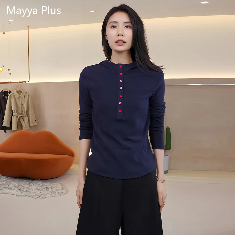 【藏肉帽衫】Mayya Plus麦芽定制小众高级百搭减龄T恤上衣32536653