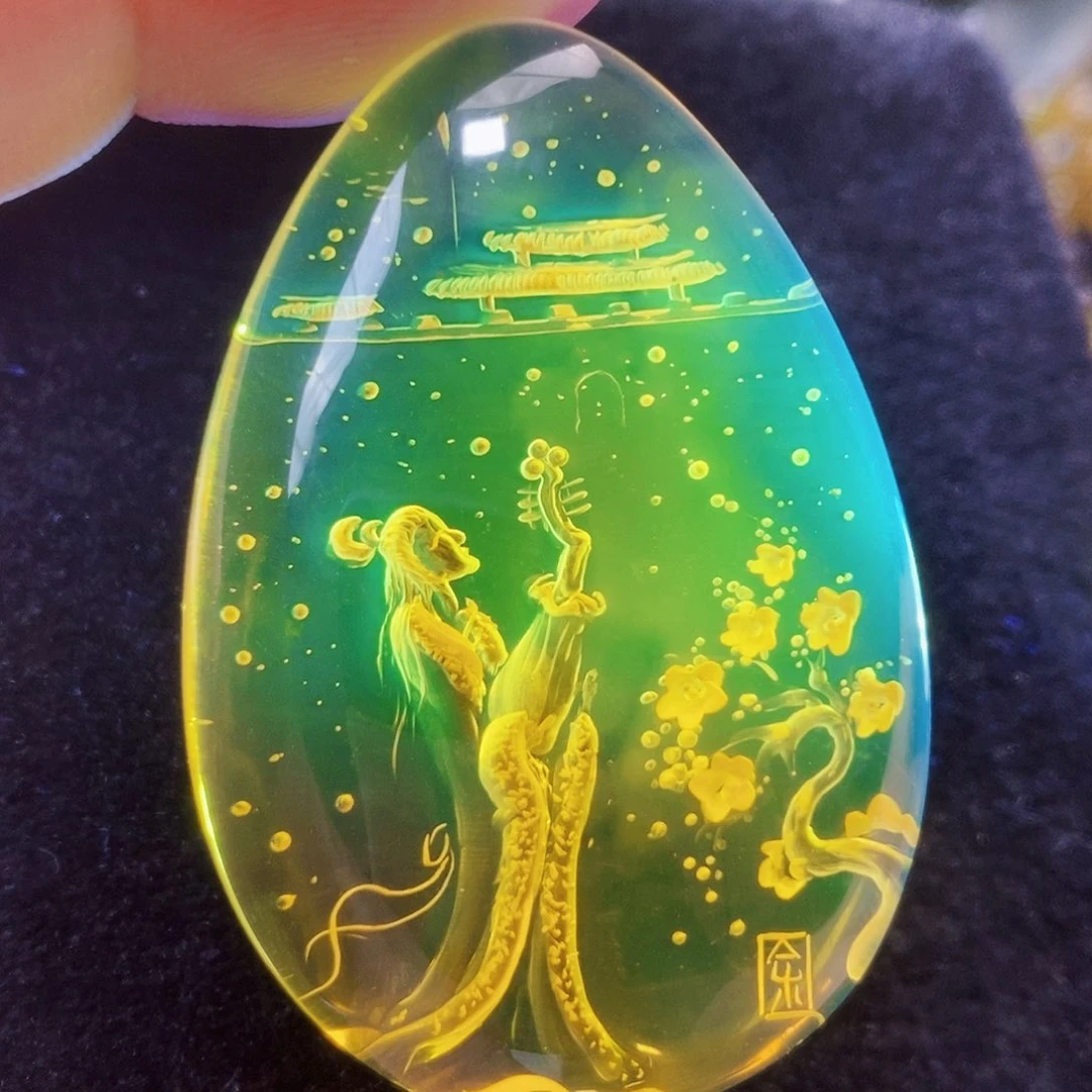 【闪购商品】金珀吊坠(不含链)未镶嵌
