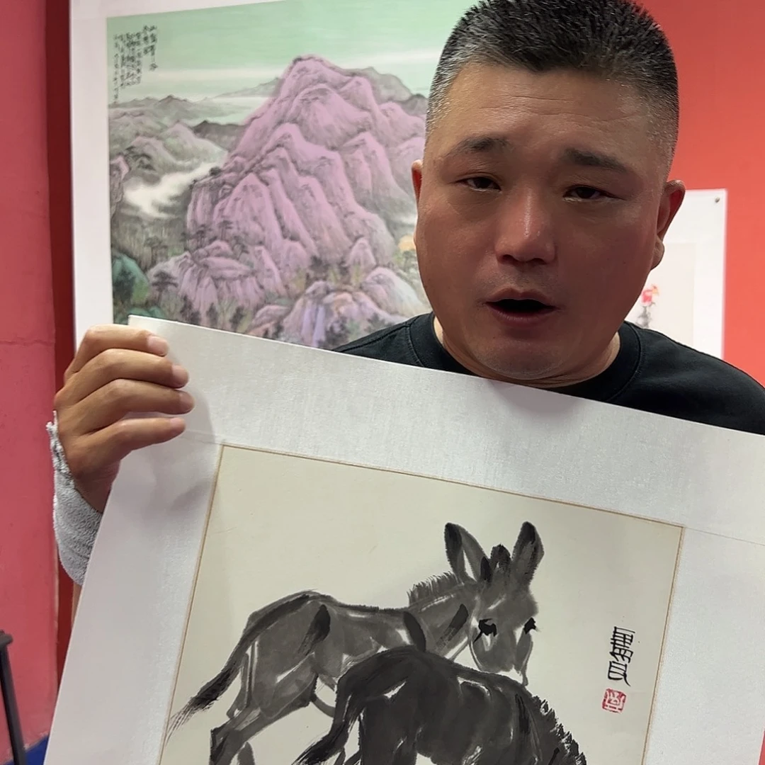 用***7国画李老师画家作品